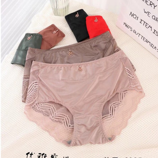 Quần lót nữ thun lạnh pha ren không đường viền nâng mông,kháng khuẩn,co giãn 4 chiều,Quần chip nữ không hằn