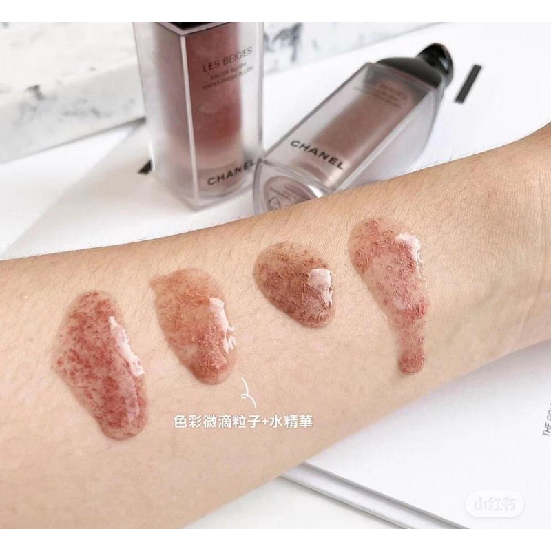 Má hồng CHA.NEL LES BEIGES EAU DE BLUSH WATER FRESH BLUSH Light Peach / Light Pink / Warm Pink / Intense Coral