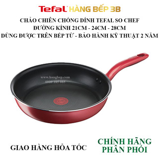 Chảo chiên chống dính Tefal 21cm/24cm/28cm So chef