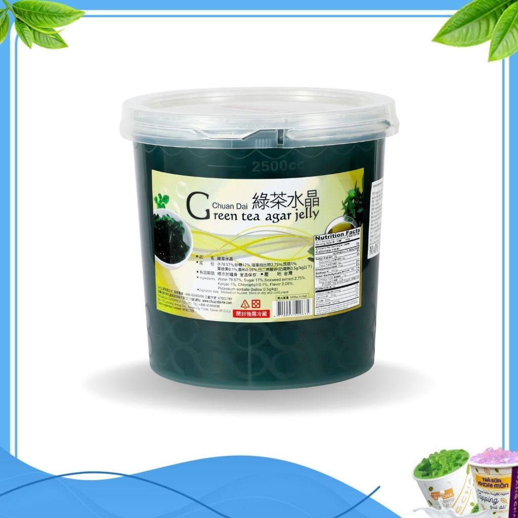 Hạt Agar Jelly Đài Loan 3kg - Chuandai