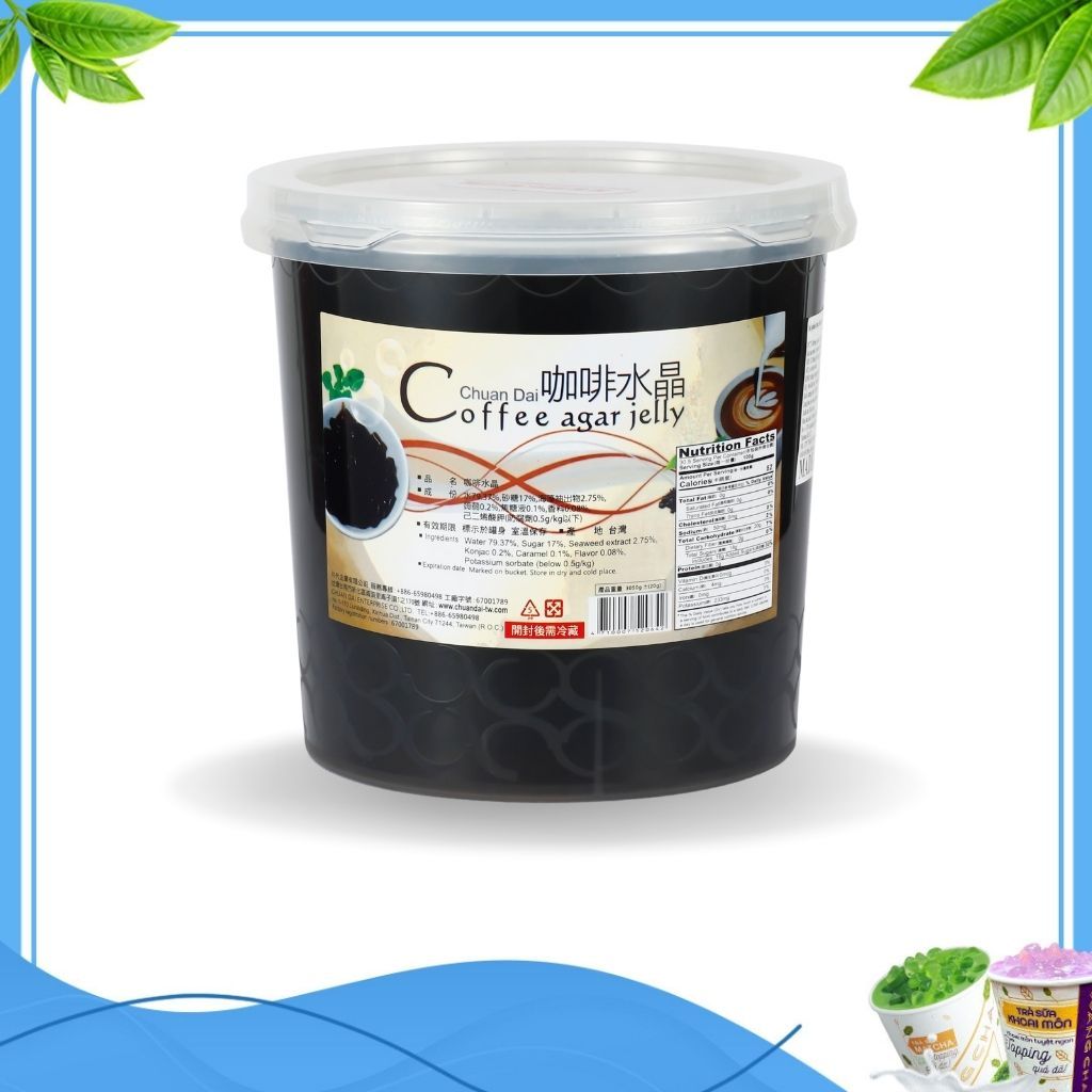 Hạt Agar Jelly Đài Loan 3kg - Chuandai