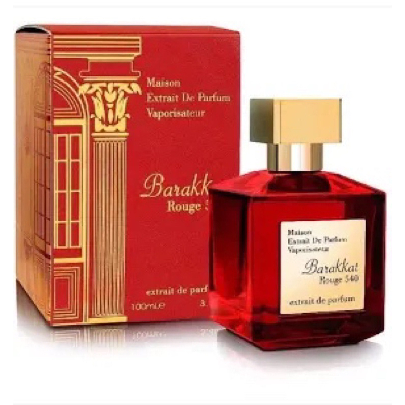Maison Vaporisateur Barakkat Rouge 540 Extrait De Parfum full 100ml