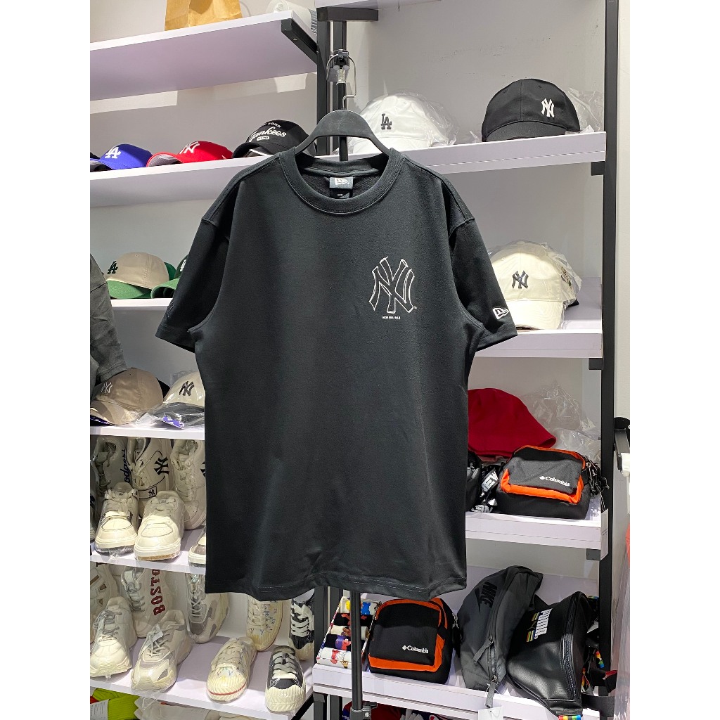 Áo phông New Era New Big logo viền vẽ NY/LA đen 13774242/13774244