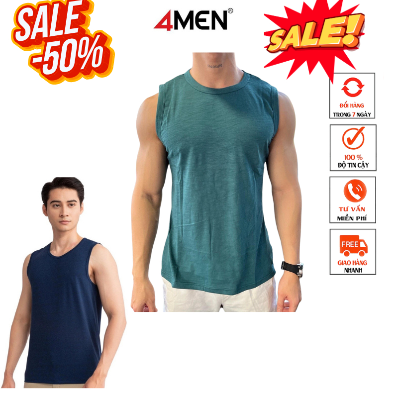 Áo Ba Lỗ  Nam Cotton 100% Cực Đẹp và Thấm hút, Mặc Gym Hay Mặc Thường Ngày