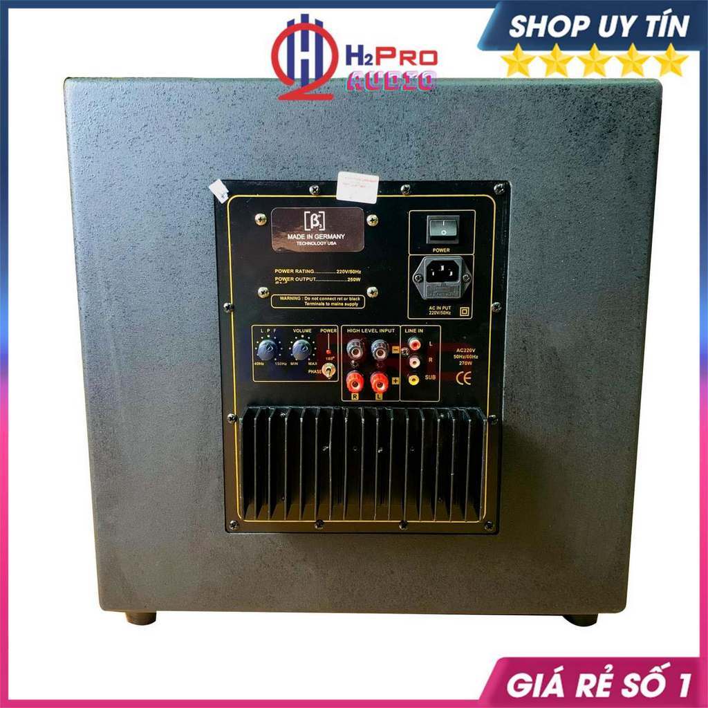 Loa Sub Điện Bass 30 B3 BS717 270W Siêu Trầm Cao Cấp Đánh Căng Ấm Tiếng Phù Hợp Cho Karaoke Gia Đình,Quà 90k-H2Pro Audio