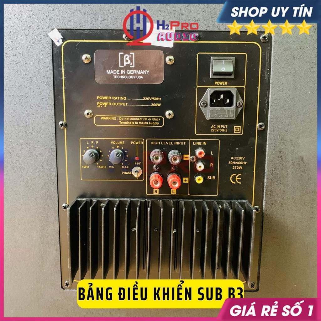 Loa Sub Điện Bass 30 B3 BS717 270W Siêu Trầm Cao Cấp Đánh Căng Ấm Tiếng Phù Hợp Cho Karaoke Gia Đình,Quà 90k-H2Pro Audio