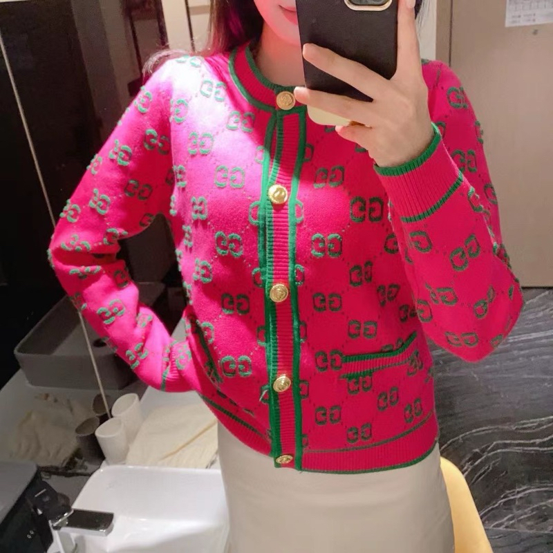 Áo Khoác Len Mịn Dệt Kim Dài Tay Thời Trang Nữ