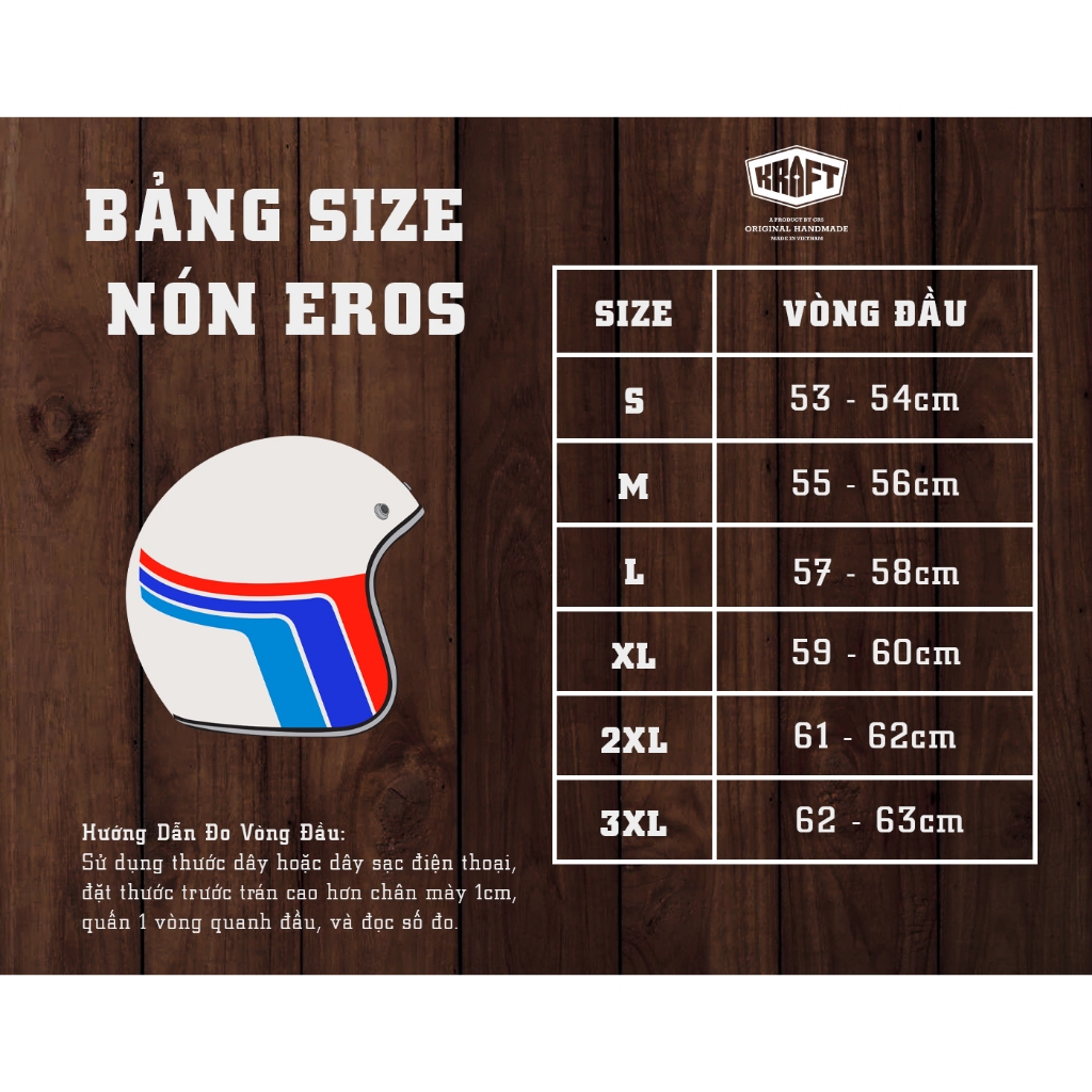 Nón Bảo Hiểm 3/4 - Kraft Eros Black - Ver2