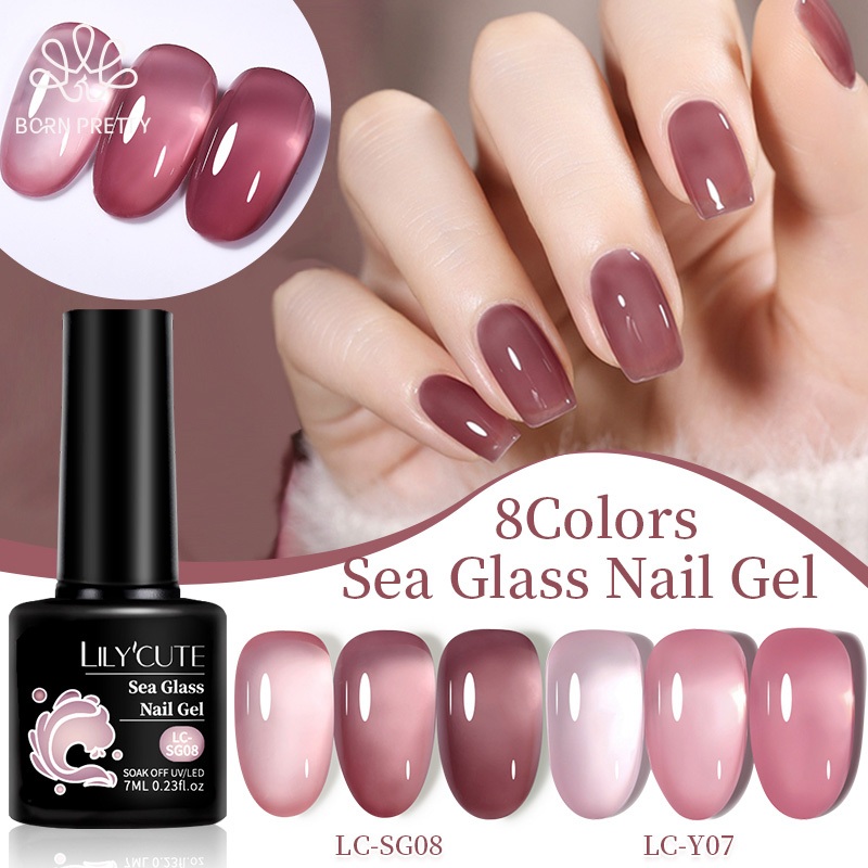 BORN PRETTY Sơn Gel Thạch 7ml Sơn Móng Tay Gel Sơn Thạch Sơn Móng Tay Thạch Sơn Gel Uv Gel