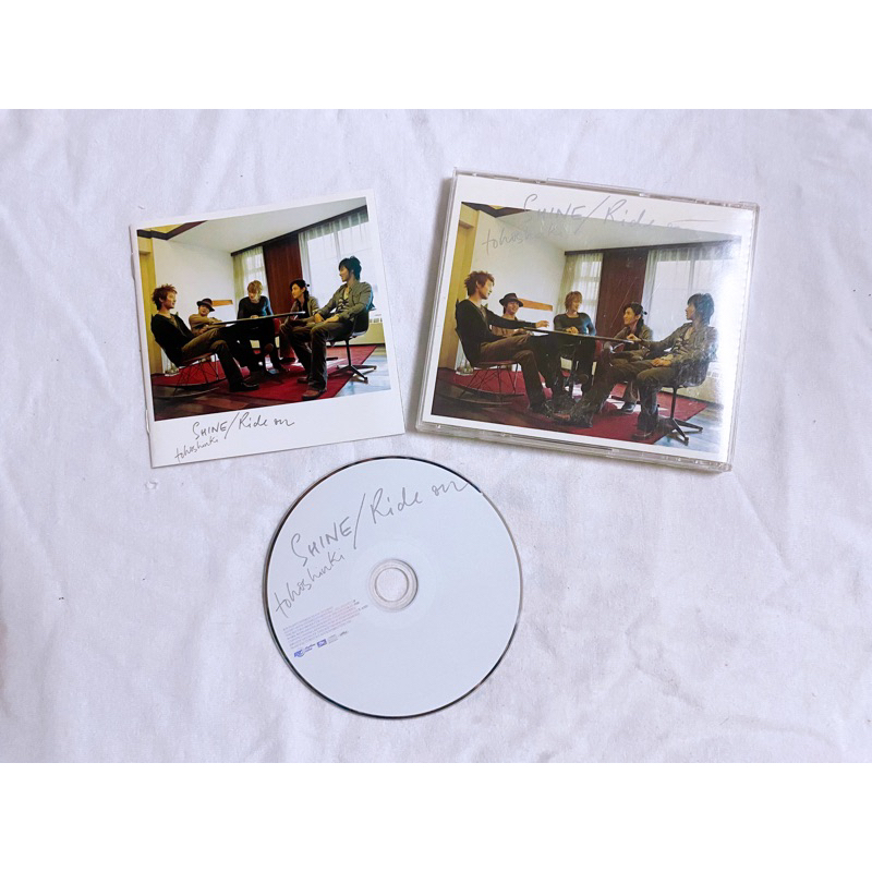 Dbsk Tvxq Tohoshinki album Nhật Shine/ Ride On đã khui seal, gồm CD và mini booklet