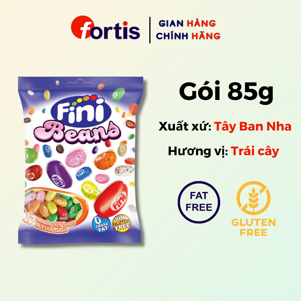 Kẹo Mềm Hương Trái Cây Fini Beans 85g