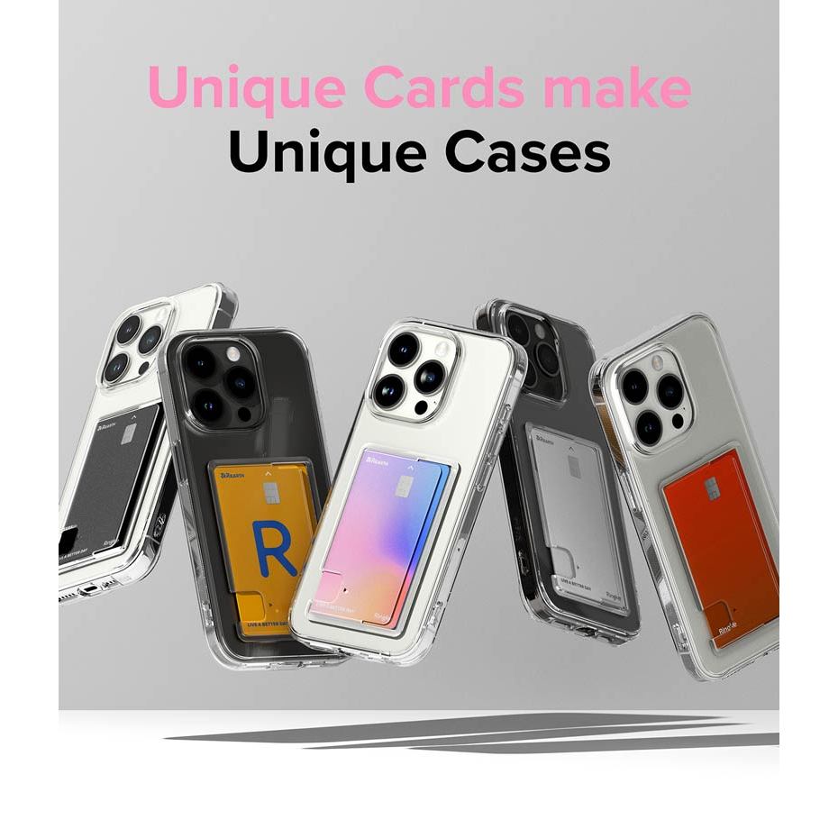 Ốp Lưng Ringke Kiếm Ví Đựng Dành Cho iPhone 15 Pro Max / iPhone 15 Pro / iPhone 15 Plus / iPhone 15, RINGKE Fusion Card
