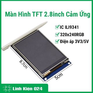 Màn hình tft 2.8 inch cảm ứng 240x320 ili9341
