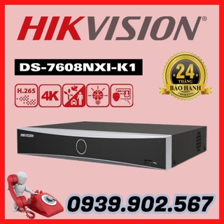 Đầu ghi hình camera ip 8 kênh hikvision ds-7608nxi-k1