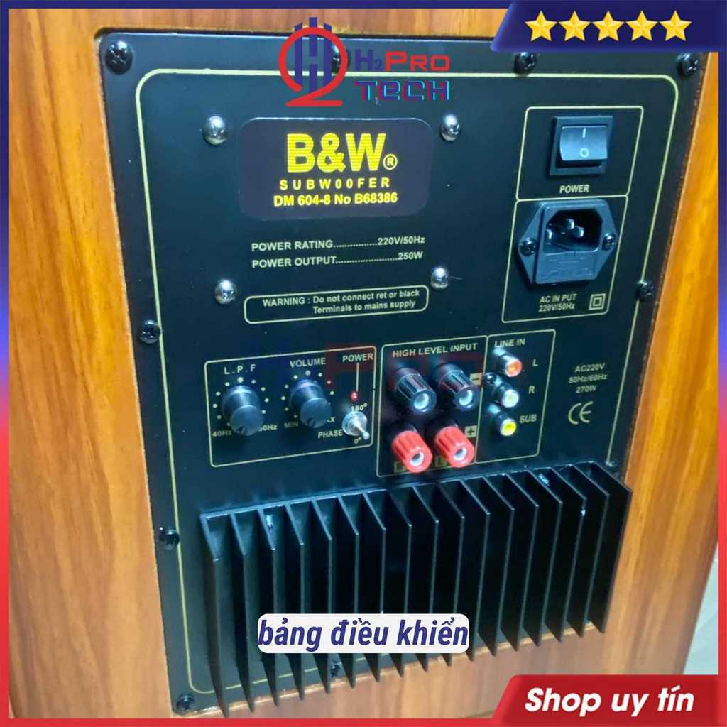 Loa Sub Điện Bass 30 BW 604-8 300W, Loa Trầm Bass 30 Sub Mặt Cao Cấp Đánh Căng Cho Gia Đình, Bộ Quà 90k-H2Pro Tech