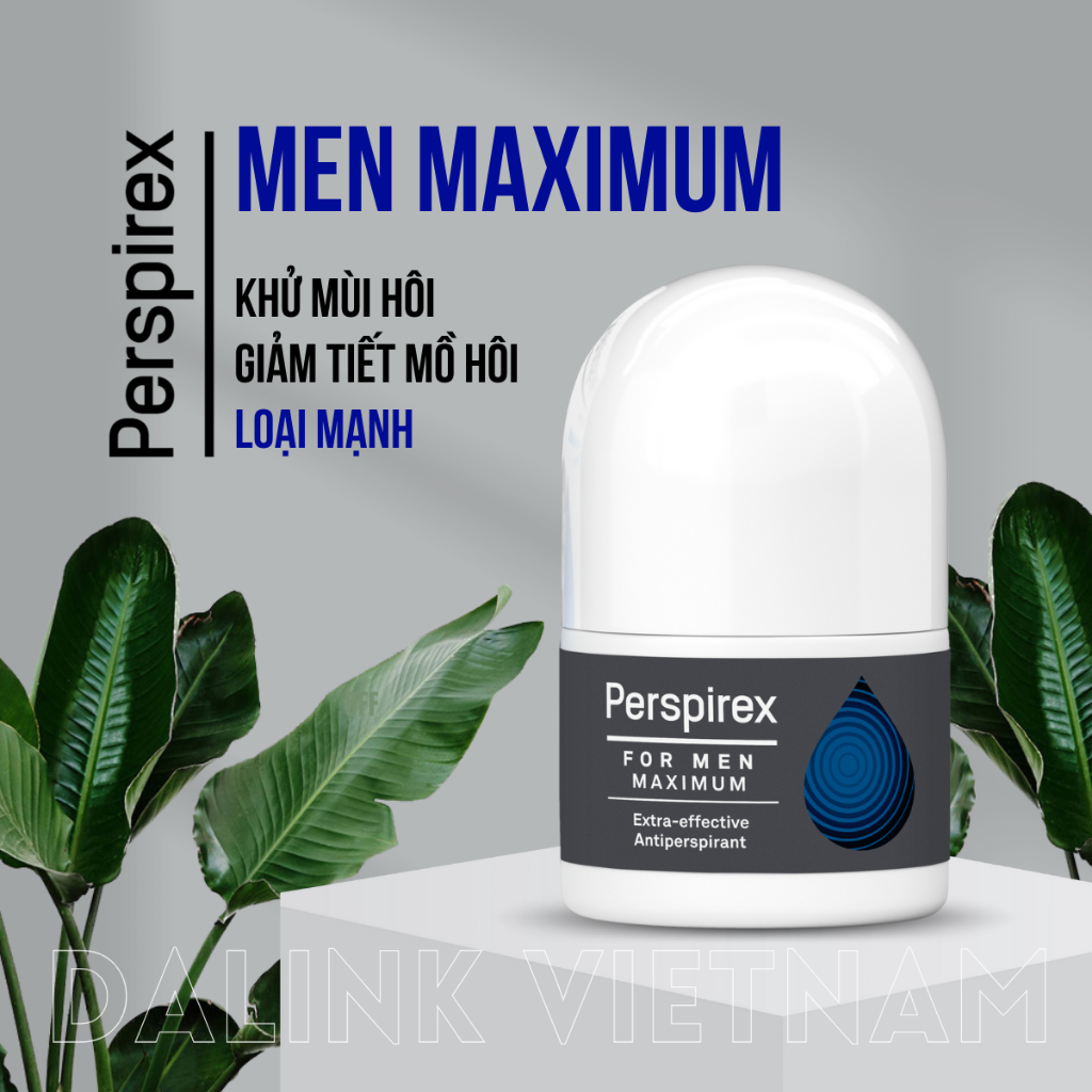Perspirex for men Maximum – Lăn khử mùi và ngăn tiết mồ hôi cho nam