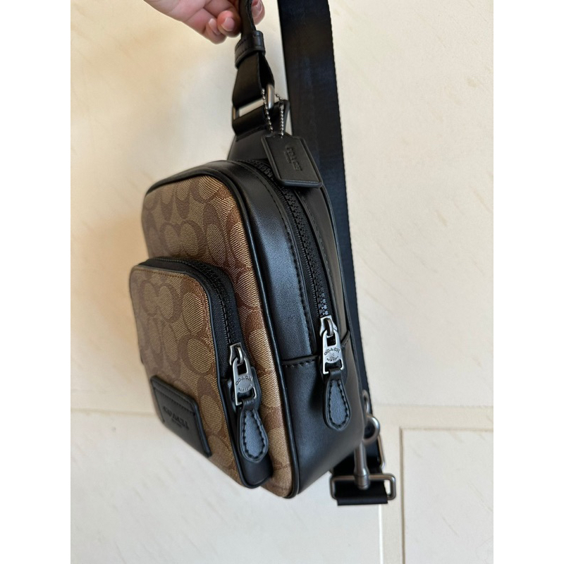 Túi coach track đeo chéo nam