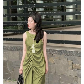 ĐẦM MAXI NHÚN THÂN TRƯỚC SAU