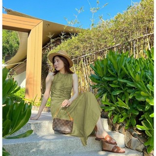 ĐẦM MAXI NHÚN THÂN TRƯỚC SAU