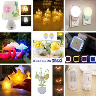 [FREESHIP] ĐÈN NGỦ CẢM ỨNG TỰ ĐỘNG SÁNG TỐI NHIỀU HÌNH