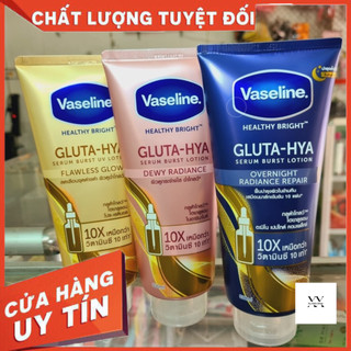 Sữa dưỡng thể vaseline 10x healthy bright gluta hya serum burst thái lan 300ml