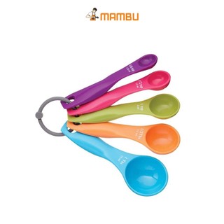 Bộ thìa đong nhựa 5 màu