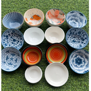 Set 5 Chén chấm đĩa tương đĩa tiêu-Sứ cổ -Sứ cầu vồng- Sứ trắng mình châu-Sứ bát tràng-Siêu đẹp