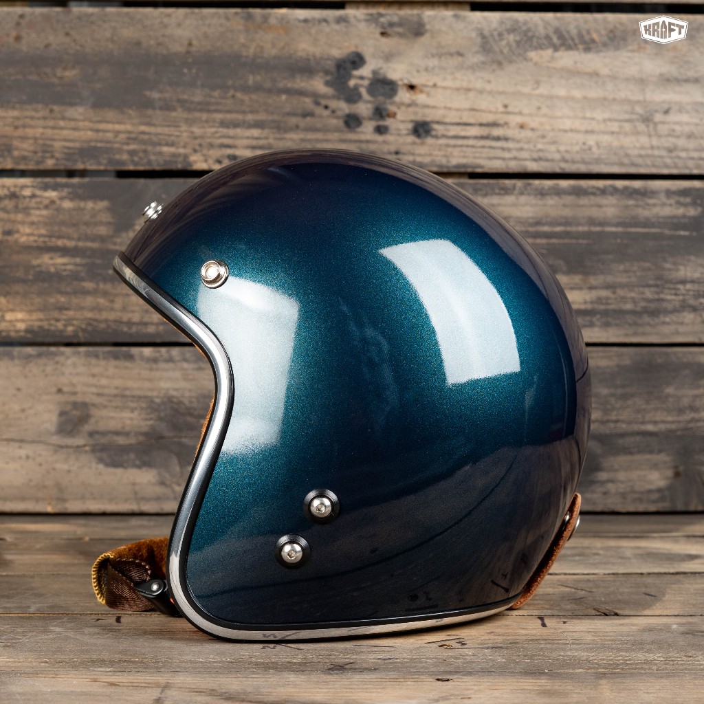 Nón Bảo Hiểm 3/4 - Kraft Eros Navy - Ver2