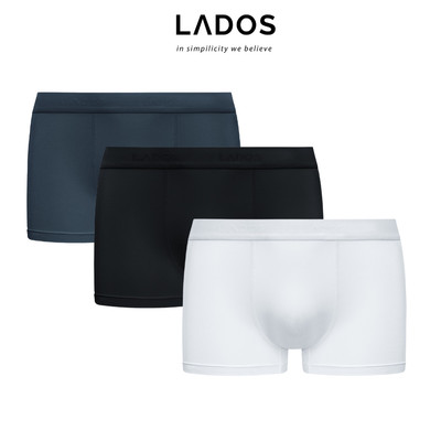 [COMBO 3 QUẦN] Quần Lót Nam Boxer Lados-7126 Cotton bamboo co giãn, dai, thoáng mát, thấm hút mồ hôi