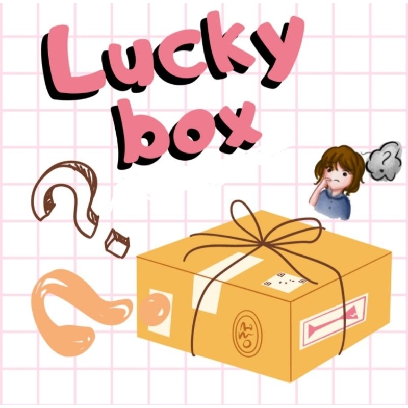luckybox hộp quà may mắn ( Mua 5 box trở lên giúp shop nha ) ( Đọc Kĩ Mô Tả )