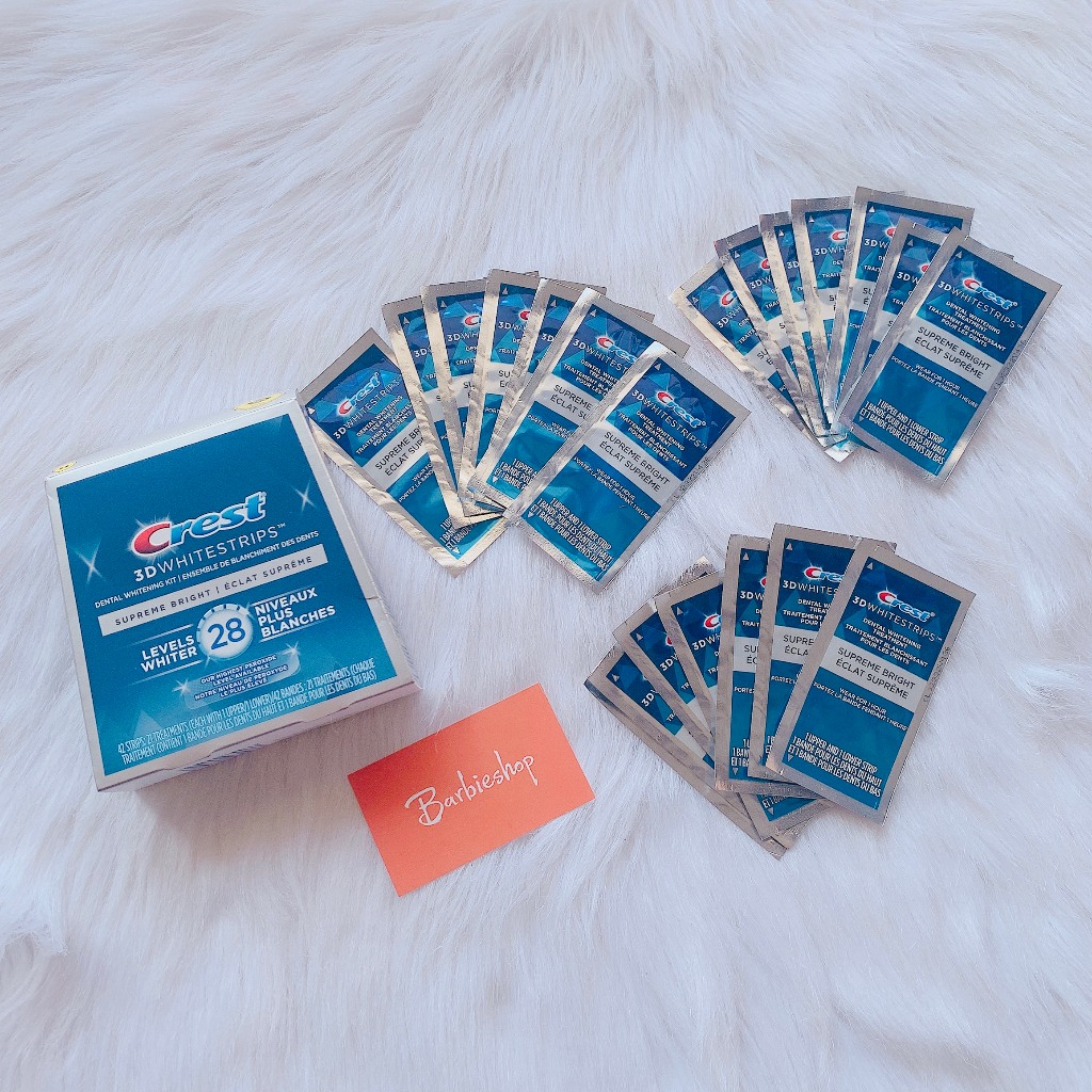 Miếng Dán Trắng Răng Crest 3D Whitestrips