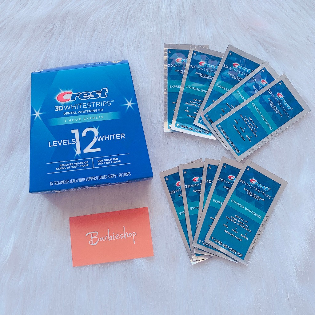 Miếng Dán Trắng Răng Crest 3D Whitestrips