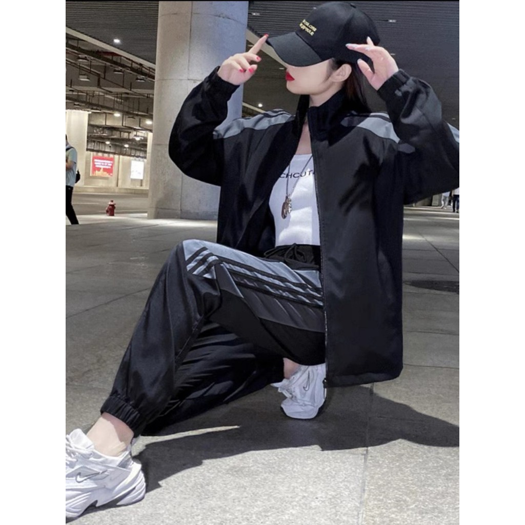 Set đồ nữ mùa thu đông, Đồ bộ nữ dài tay kèm quần gió siêu mát lạnh BN07 - KIMSHOP