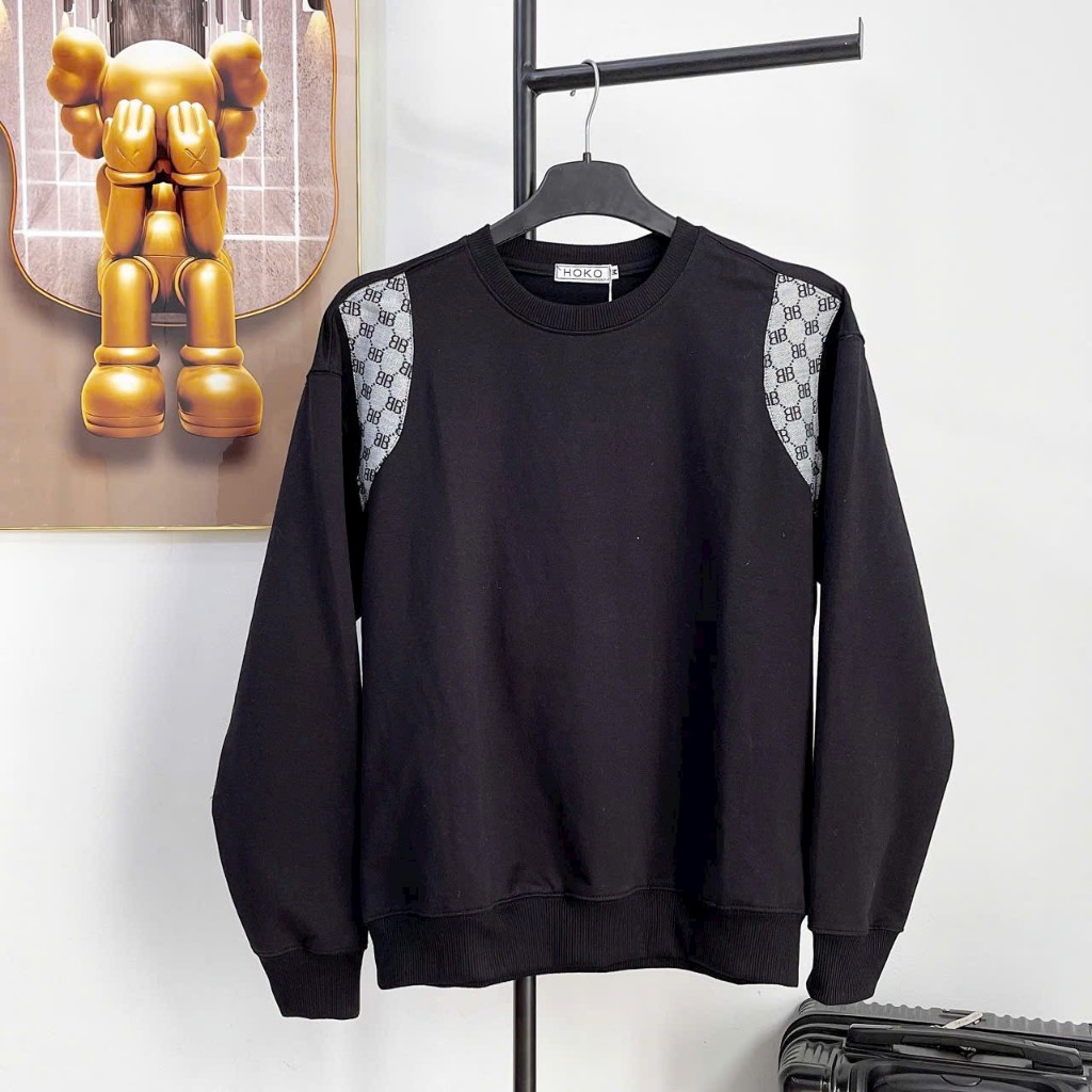 Áo Khoác Sweater Nam Nữ Cổ Tròn Tay Dài Khoang Nách Chất Nỉ 2 Da Cao Cấp Xịn Xò Trẻ Trung HKS