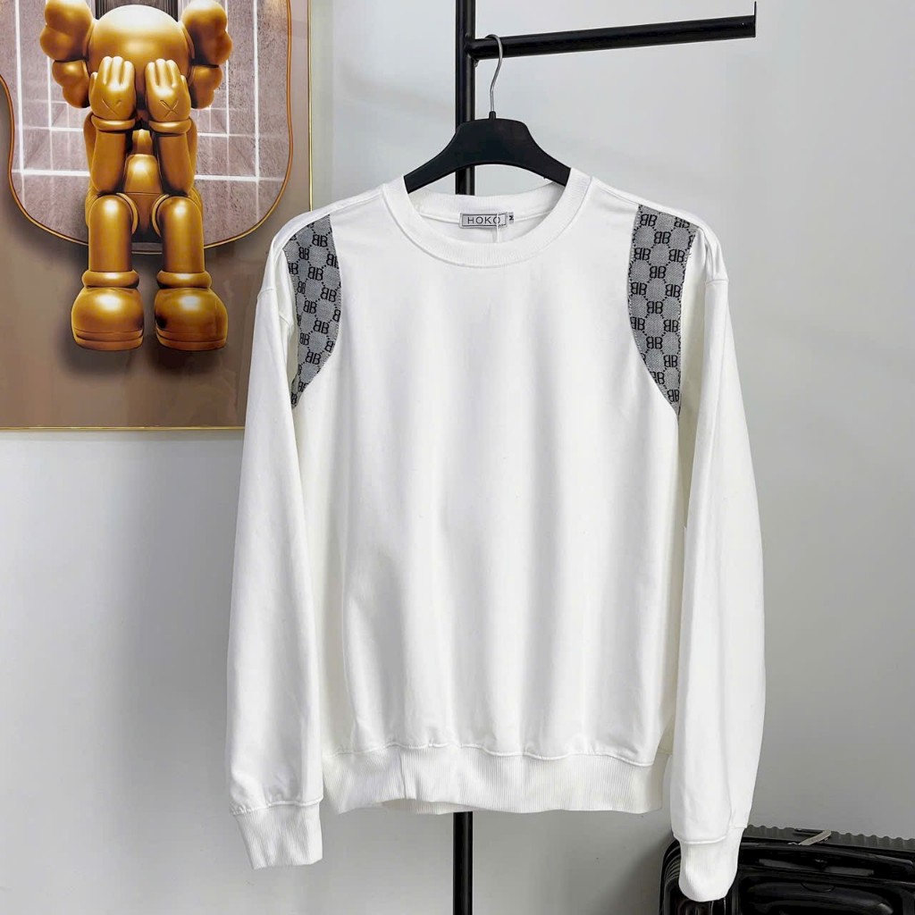 Áo Khoác Sweater Nam Nữ Cổ Tròn Tay Dài Khoang Nách Chất Nỉ 2 Da Cao Cấp Xịn Xò Trẻ Trung HKS