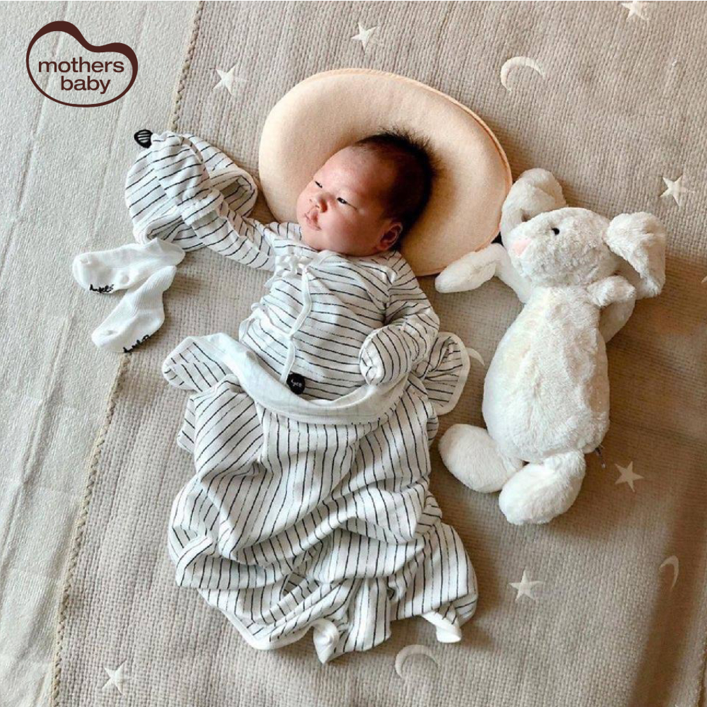 Set Sơ Sinh Cao Cấp 5 Món Đóng Hộp Xinh Xắn - Thương hiệu Angel B, Mothersbaby Hàn Quốc