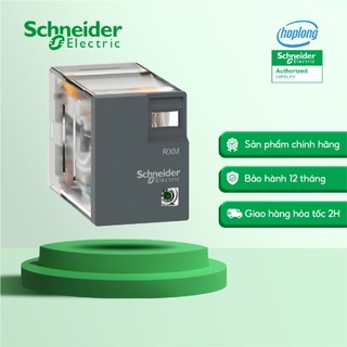 Rơ le trung gian Schneider RXM4LB1P7 4 CO 3A 230VAC 21x27x46 mm