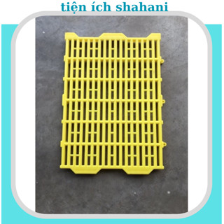 Sàn nhựa nguyên sinh lót chuồng heo chó ngan gà vịt 40x55cm miễn ship