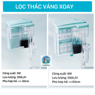 Lọc thác váng xoay Yee  Nepall  cho hồ cá hồ thuỷ sinh 