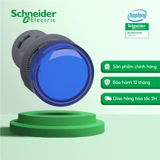 Đèn báo panel tròn Schneider XA2EVM6LC - Xanh dương - Phi 22 - Có đèn Led