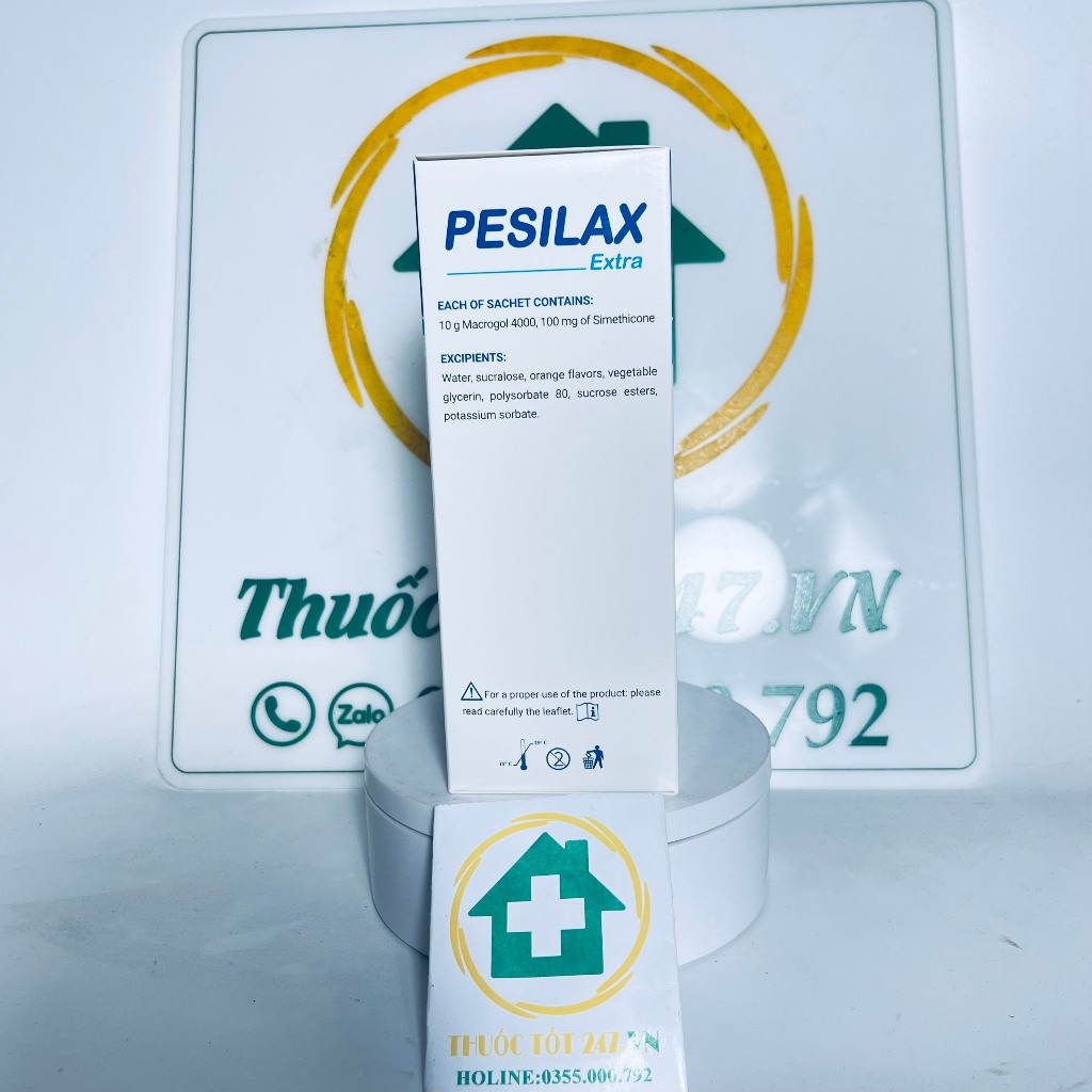 PESILAX EXTRA NHUẬN TRÀNG, HỖ TRỢ GIẢM TÁO BÓN [ NHẬP KHẨU ITALY ][ Hộp 10 gói ]