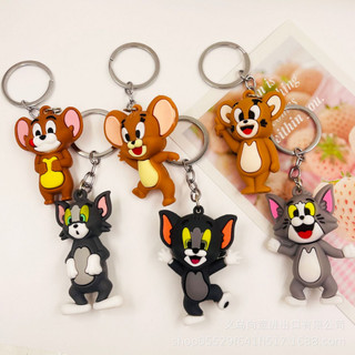 Móc khóa tom and jerry cao cấp, móc chìa khóa cute dễ thương giá rẻ