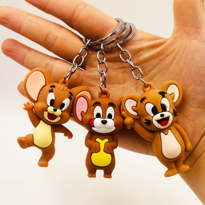 Móc Khóa Tom and Jerry Cao Cấp, Móc Chìa khóa Cute Dễ Thương Giá Rẻ