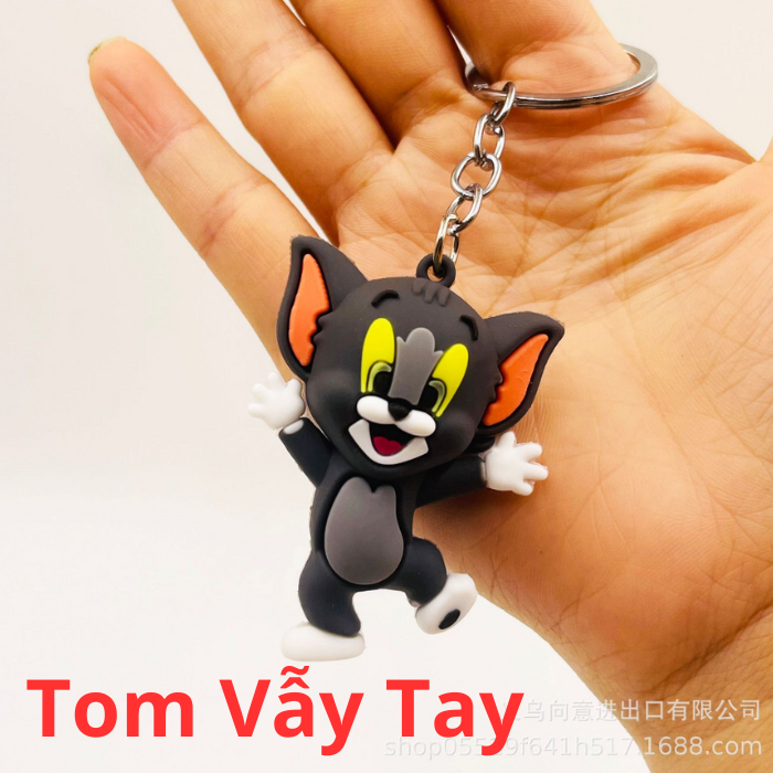 Móc Khóa Tom and Jerry Cao Cấp, Móc Chìa khóa Cute Dễ Thương Giá Rẻ