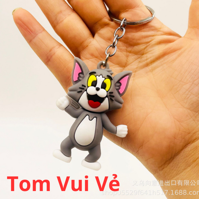 Móc Khóa Tom and Jerry Cao Cấp, Móc Chìa khóa Cute Dễ Thương Giá Rẻ