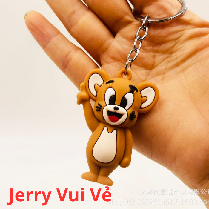 Móc Khóa Tom and Jerry Cao Cấp, Móc Chìa khóa Cute Dễ Thương Giá Rẻ