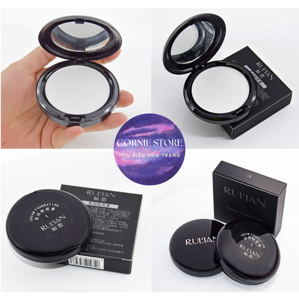 Kem nền trắng geisha cosplay- Vật phẩm hóa trang cosplay - Phấn nền Geisha mặt và cơ thể face and body hóa trang Cornie