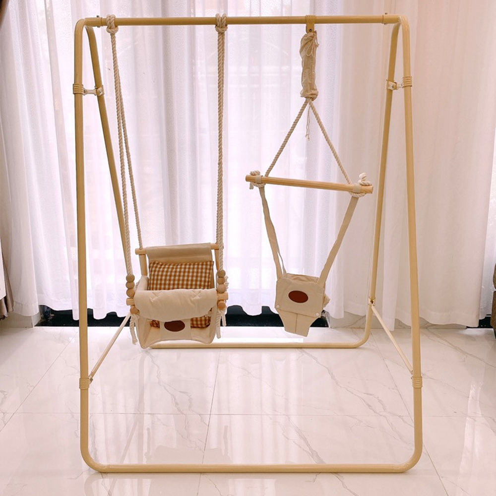 Xích Đu Kiêm Nhún Nhảy Tập Đứng Đa Năng Cho Bé Từ 3 Tháng Đến 6 Tuổi Chính Hãng