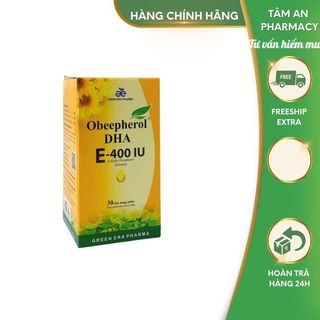 Vitamin e 400 iu obeepherol dha thực phẩm bảo vệ sức khỏe - nhà thuốc tâm an