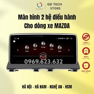 Màn hình android ô tô 2 hệ điều hành cho xe mazda tích hợp camera 360